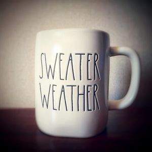 Sweater Weather ceramic mug, large